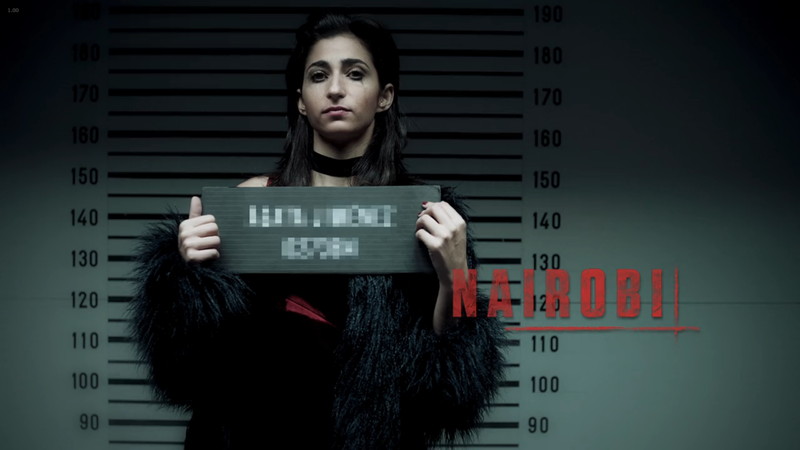 ナイロビ（役：Alba Flores）