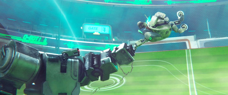 グラウンドでのバトル