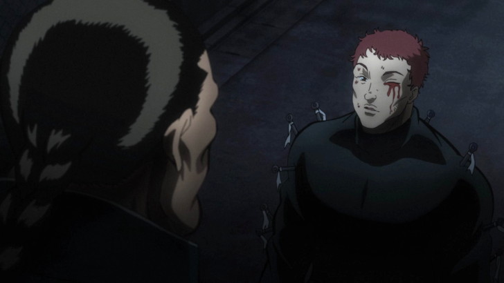 烈にめった刺しにされるドイル