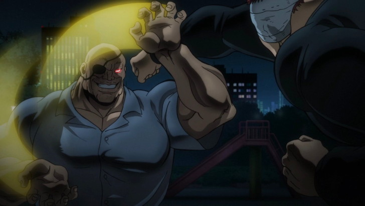 ドイルに対し「俺が空手を使わんと言っても信用しないだろうねぇ」と散々焚きつけておいて、空手を使う独歩